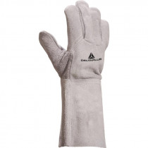 Gants Travaux Soudeurs en Cuir DELTAPLUS TC716 Gris