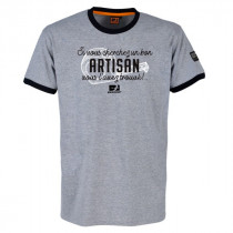 Tee-Shirt Bosseur Artisan Gris-Chiné