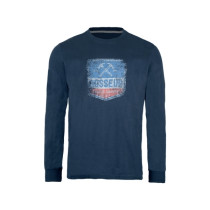 Tee-shirt Manches Longues Bosseur Cheyenne Marine