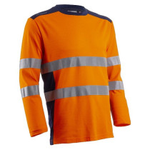Tee-shirt Manches Longues HV Coverguard Rikka Orange Fluo