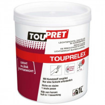 Enduit Allégé de Rebouchage en Pâte Toupret Touprelex Gris Pot 1 l