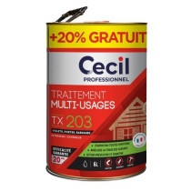 Traitement Multi-Usage Volet Porte Bardage Cecil TX203 5L