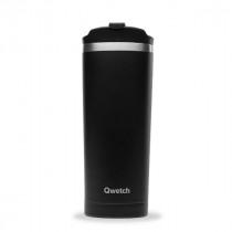 Travel Mug Isotherme Qwetch Matt Double Paroi 470 ml Noir