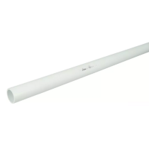 Tube PVC Batiment à Coller NF Nicoll EU2HW Blanc 2 m, ⌀40mm