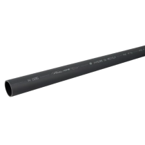 Tube PVC Batiment à Coller NF Nicoll Hometech® Anthracite 2m, ⌀50mm