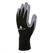 Gants de Manutention Deltaplus VE712GR Noir-Gris