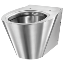 WC suspendu Inox 304 Delabie BCN S Double fintion 110112