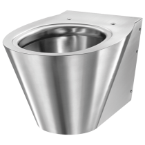 WC suspendu Inox 304 Delabie BCN S Poli satiné 110110