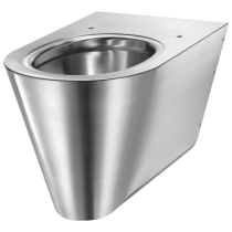 WC suspendu Inox 304 Delabie S21 P Poli satiné 110310