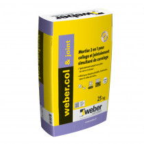 Colle et Joint Gris Perle Webercol & Joint 25 kg