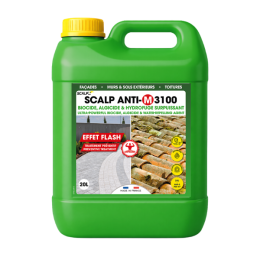 Biocide Algicide Hydrofuge Concentré Scalp Anti-M 3100, Bidon de 20L