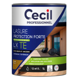 Lasure Protection Forte Tous Bois Cecil LX TE Chêne