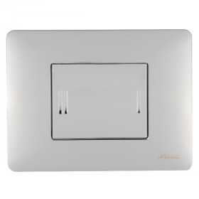 Plaque de Commande Happy Support Nicoll Caïman Chromé Brillant