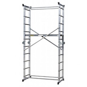 Echafaudage en aluminium MULTI+ 5en1 Centaure, hauteur de travail 3,9m
