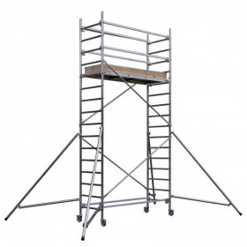 Echafaudage en aluminium ALTERPRO Centaure, hauteur de travail 5m