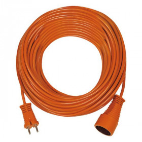 Rallonge Électrique Orange 20m câble 2x1,5 Brennenstuhl 1162201
