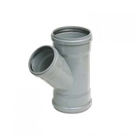 Embranchement PVC à joint 45° Y femelle/femelle diam 110/110