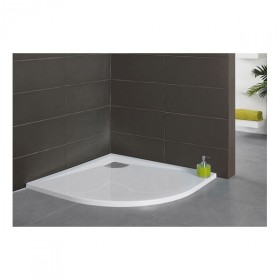 Receveur de douche Kinesurf, 1/4 de rond 100 x 100 cm, coloris blanc