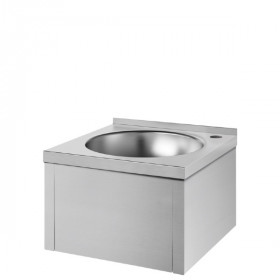 Lave-mains Seul Genou Sans Dosseret en Inox Poli Satiné Delabie 181310