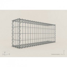 Gabion Rectangulaire 100x40x30 - fil 4 mm - maille 10x10 cm