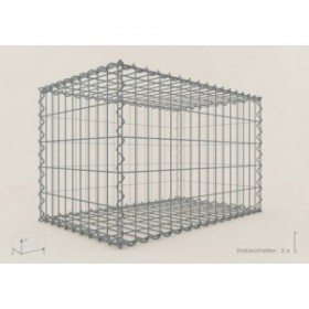Gabion Rectangulaire 100x50x50 - fil 4 mm - maille 5x5 cm