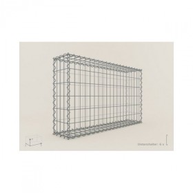 Gabion Rectangulaire 100x60x20 - fil 4 mm - maille 10x10 cm