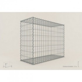 Gabion Rectangulaire 100x80x40 - fil 4 mm - maille 5x10 cm
