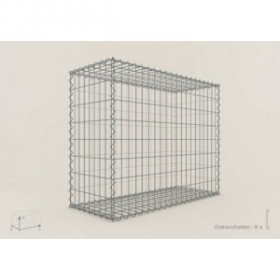 Gabion Rectangulaire 100x80x40 - fil 5 mm - maille 5x20 cm