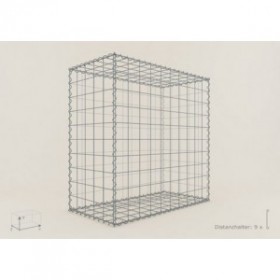 Gabion Rectangulaire 100x80x50 - fil 4 mm - maille 10x10 cm