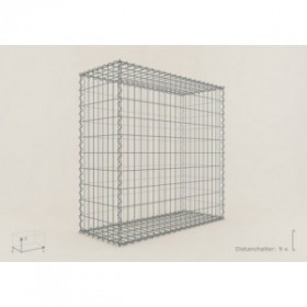 Gabion Cubique 100x100x40 - fil 4 mm - maille 10x10 cm