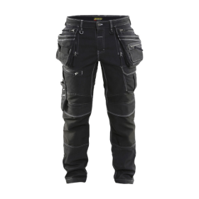 Pantalon de Travail Blaklader X1900 Denim Stretch 1990 Noir