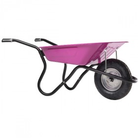 Brouette Haemmerlin Bibox Plus 400 mm roue gonflée, Fuchsia