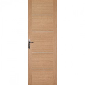 Porte intérieure chêne 4 inserts 204x83 cm