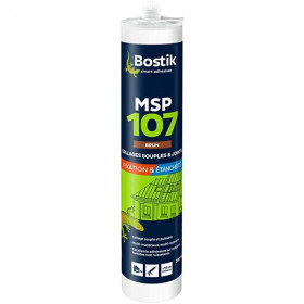 Mastic Collage et Étanchéité Brun Bostik MSP 107 Multi-Travaux 290 ml