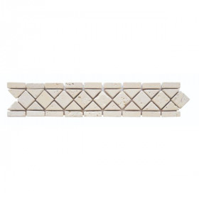 Frise Carrelage Ivoire Travertin Naturel 3561, 6 x 30 x 1 cm