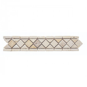 Frise Carrelage Mix Couleurs Travertin Naturel 3562, 6 x 30 x 1 cm