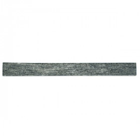 Listel Noir en Verre 3619, Plaque 50 x 4,8 x 0,8 cm
