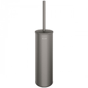 Brosse WC avec Couvercle Delabie Inox Epoxy Anthracite Métallisé 4051C