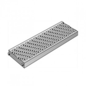 Grille de caniveau renforcée PVC 130x500mm, Sable, par 10 U, soit 5 ml