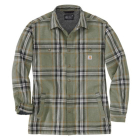 Surchemise Carhartt Flannel Sherpa Shirt Jac 105430 Basil