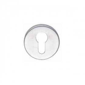 Paire de Rosaces Porte d'entrée Tempo Inox Bricard 667021