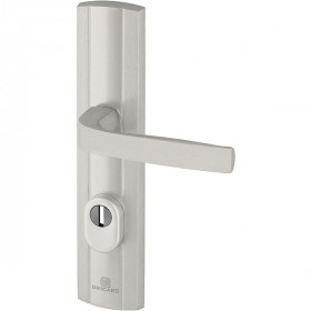 Poignées Porte entrée eXPRESSION Double Béquille Argent Bricard 9910171