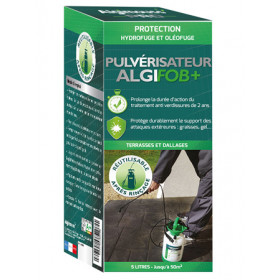 Hydrofuge et Oléofuge pour Sols AlgiFob+, Pulvérisateur 5 l