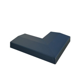 Angle 90° Couvertine Alu Finibeau 2 Pentes 50x50x27cm Anthracite Sablé