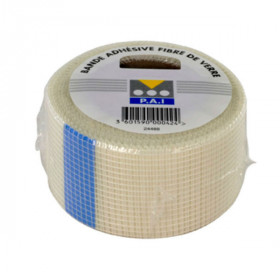 Bande à Joint Adhésive 48 mm x 150 m Fibre de Verre PAI pour Plaque de Plâtre