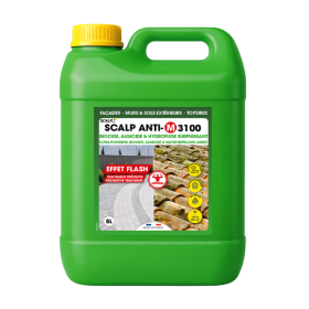 Biocide Algicide Hydrofuge Concentré Scalp Anti-M 3100, Bidon de 5L
