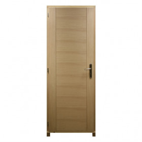 Bloc porte Chêne Fontainebleau 1 Panneau 204x73 cm poussant Droit