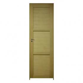 Bloc porte Chêne Ken 3 Panneaux 204x63 cm poussant Droit