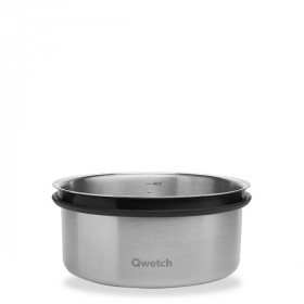 Boite Traiteur Qwetch Originals Double Paroi 900 ml Inox Brossé