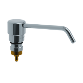 Bouton poussoir Bec coudé pour Distributeur savon Delabie 729312